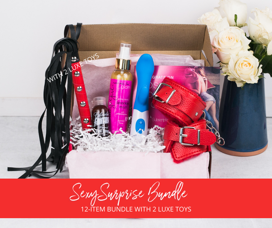 12-Item Sexy Surprise Bundle With 2 Luxe Toys