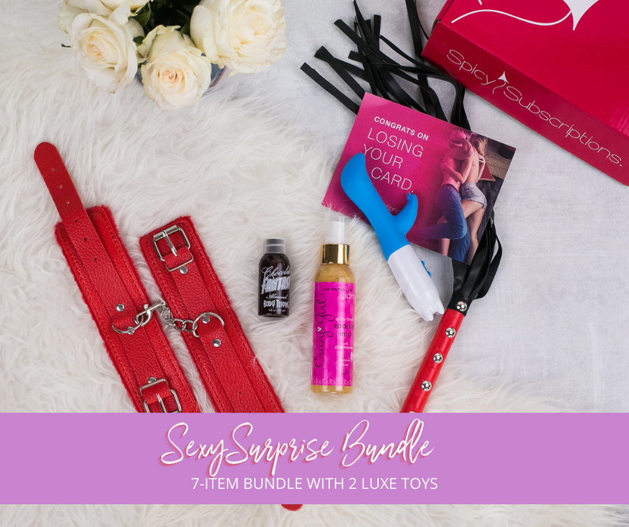 7-Item Sexy Surprise With 2 Luxe Toys